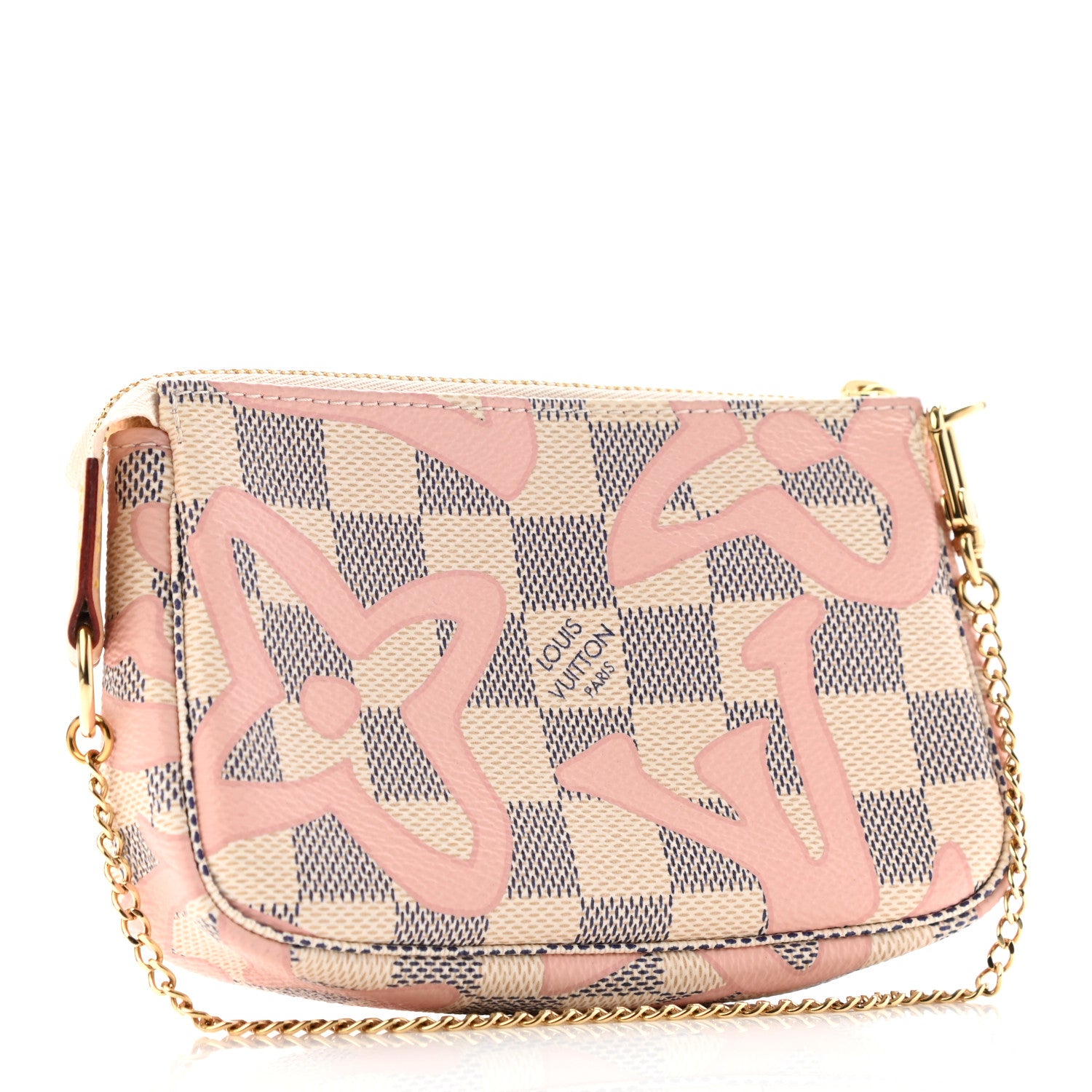 Louis Vuitton Damier Azur Tahitienne Mini Pochette Accessories 3 of 7