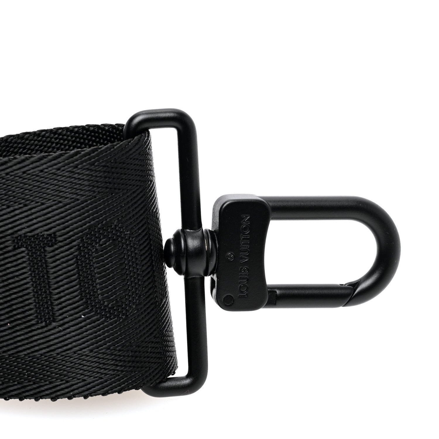 Louis Vuitton Jacquard Canvas Keepall Bandouliere Adjustable Shoulder Strap Black 3 of 3