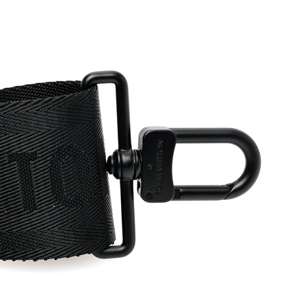Louis Vuitton Jacquard Canvas Keepall Bandouliere Adjustable Shoulder Strap Black 3 of 3