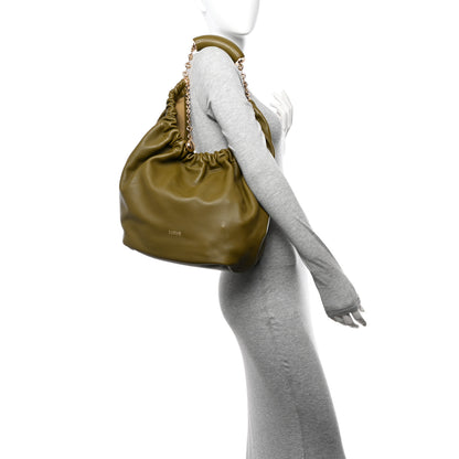Loewe Nappa Medium Squeeze Bag Olive 2 of 9