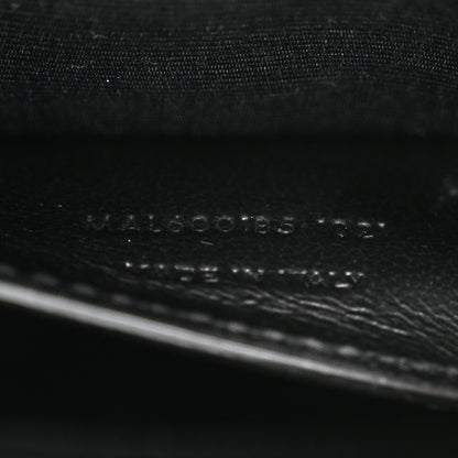Saint Laurent Grain De Poudre Textured Mixed Matelasse Triquilt Medium Monogram Satchel Black 7 of 10