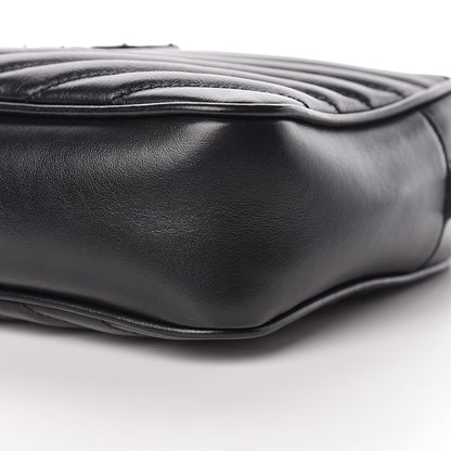 Saint Laurent Calfskin Matelasse Monogram Lou Camera Bag Black 9 of 11