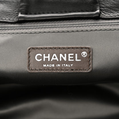Chanel Lambskin Rock And Cabaret Chain Fringe Accordion Flap Black 6 of 11