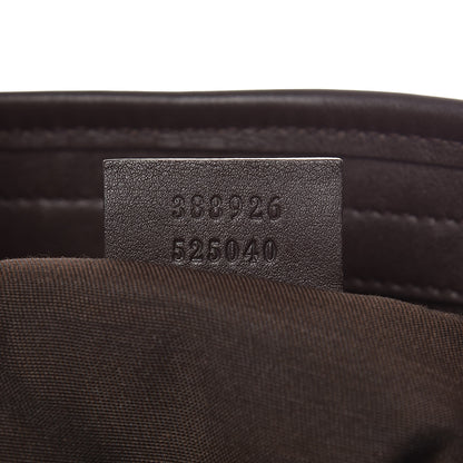 Gucci GG Supreme Monogram Web Flat Messenger Bag Dark Brown 7 of 7