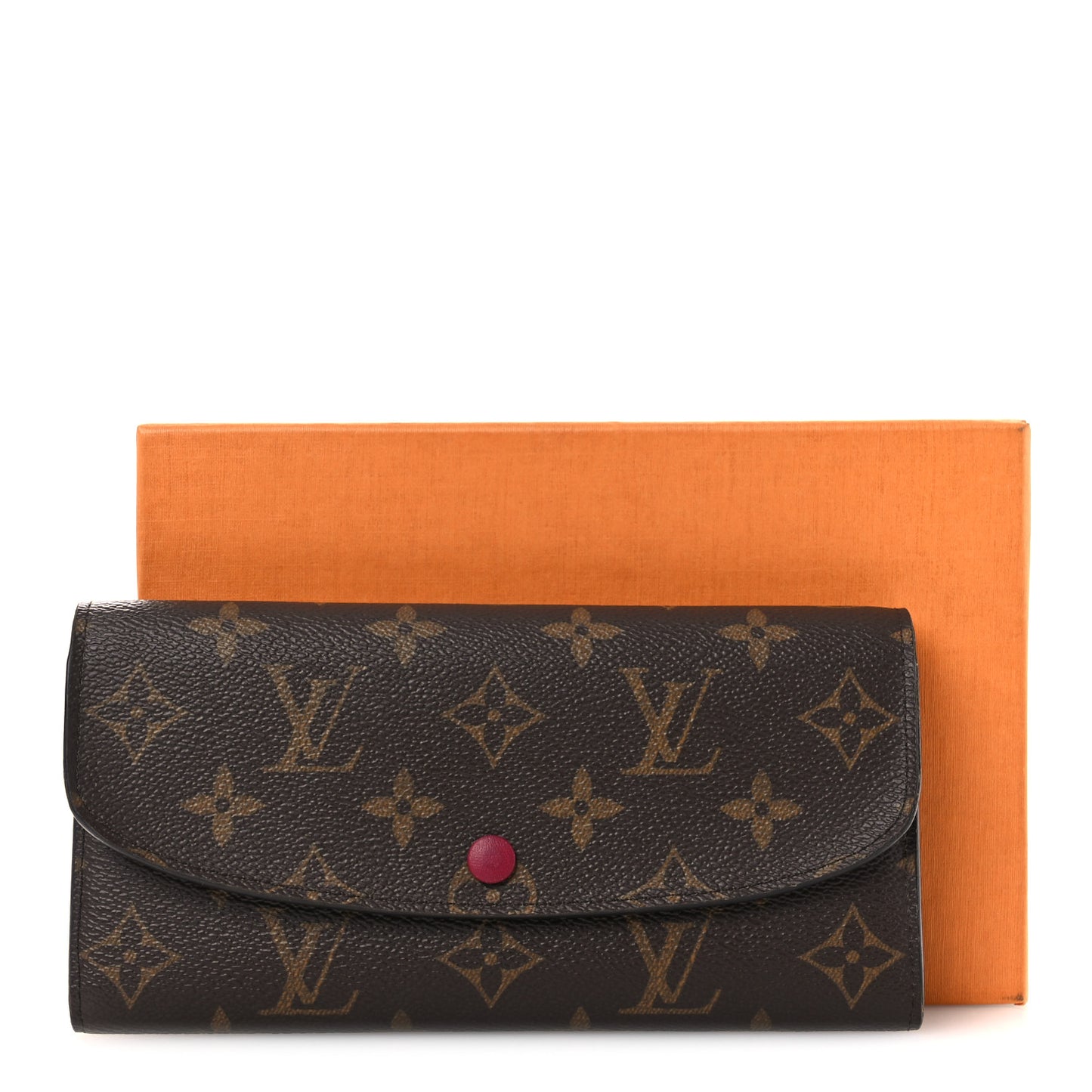 Monogram Emilie Wallet Fuchsia
