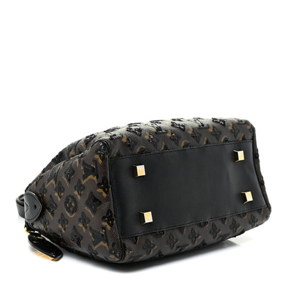 Louis Vuitton Monogram Sequins Eclipse Speedy 28 Black 4 of 11