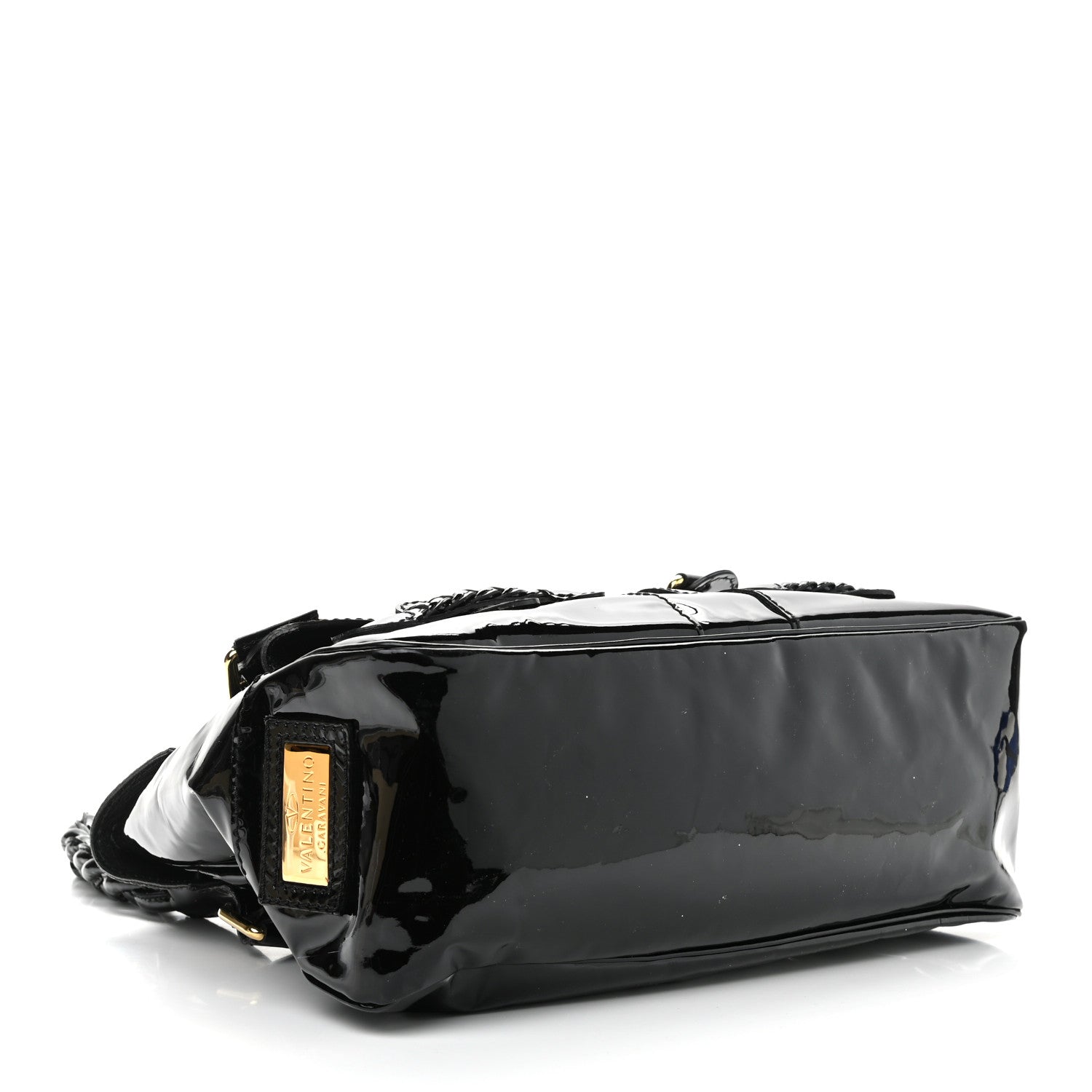 Valentino Garavani Patent Large Histoire Black 4 of 12
