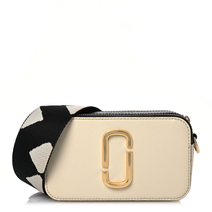 Marc Jacobs Saffiano Small Snapshot Camera Bag Cloud White Multicolor 1 of 18