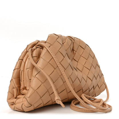 Bottega Veneta Nappa Intrecciato The Mini Pouch Almond 3 of 10