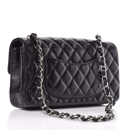 Chanel Lambskin Quilted East West Flap Black 3 of 12