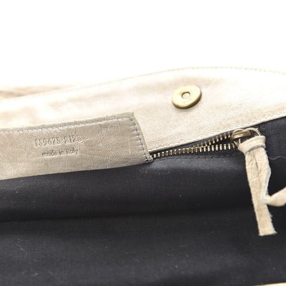 Balenciaga Chevre Classic Hardware Oval Clutch Praline 9 of 10