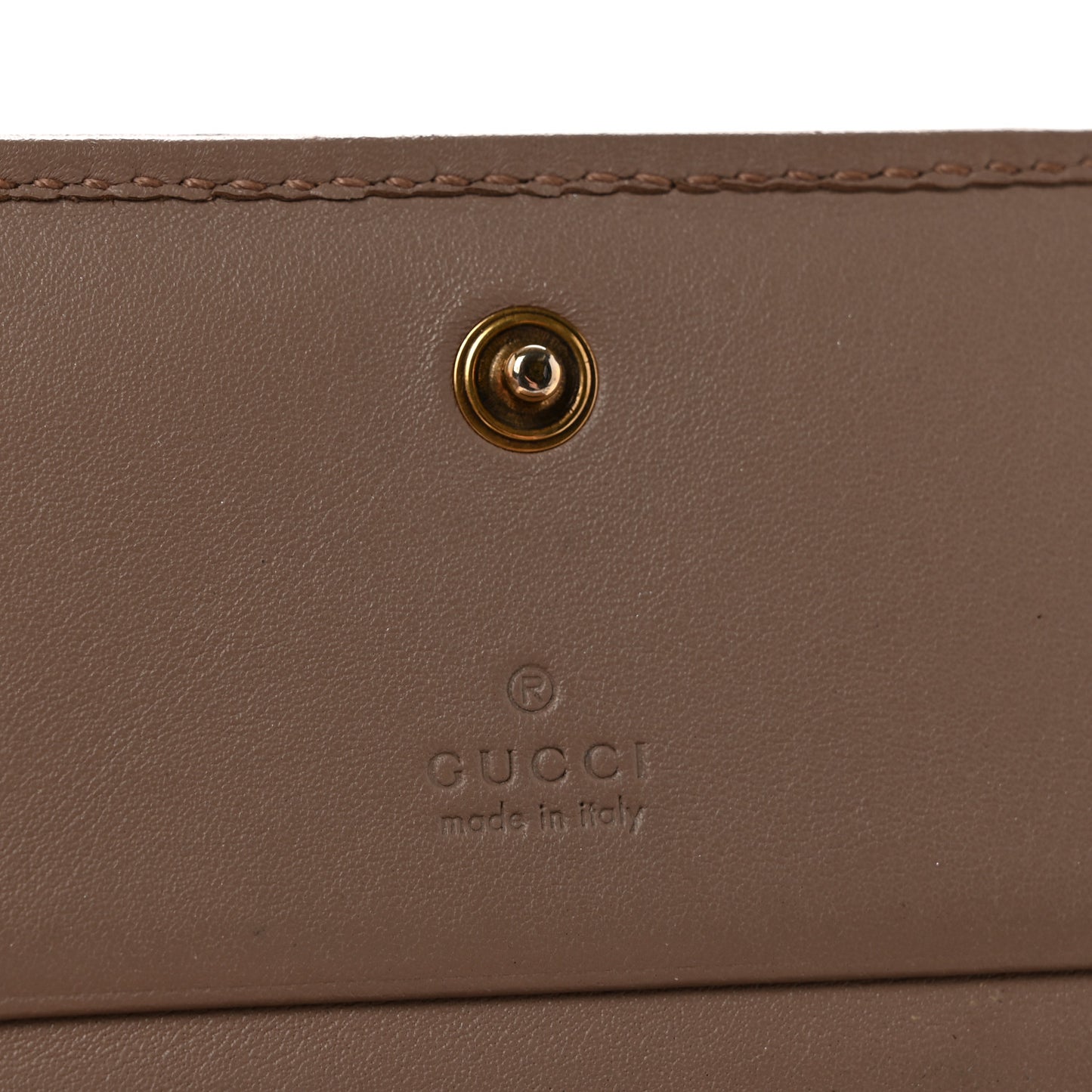 Calfskin Matelasse GG Marmont Card Case Wallet Porcelain Rose