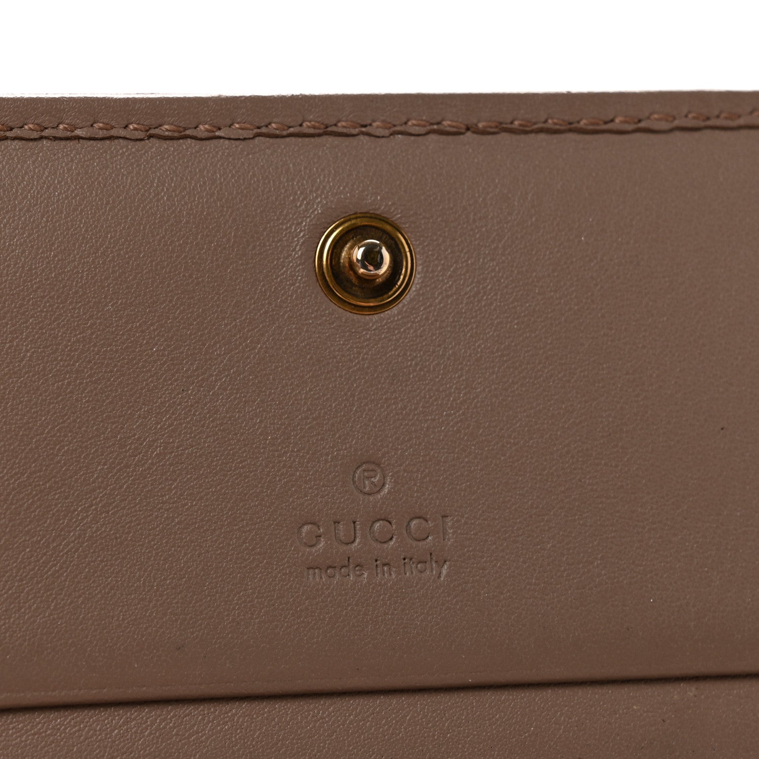 Gucci Calfskin Matelasse GG Marmont Card Case Wallet Porcelain Rose 6 of 9
