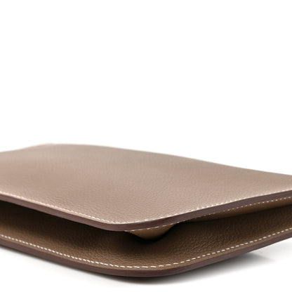 Hermes Evercolor Chaine d'Ancre Zipengo Pochette To Go Etoupe 9 of 11