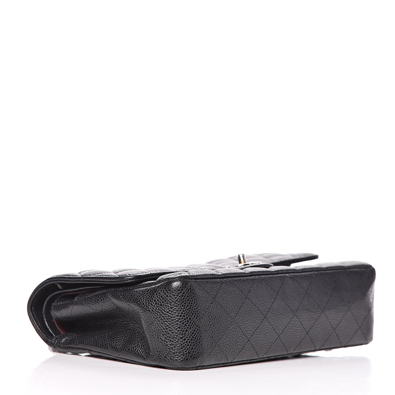 Chanel Caviar Quilted Medium Double Flap Black 4 of 12