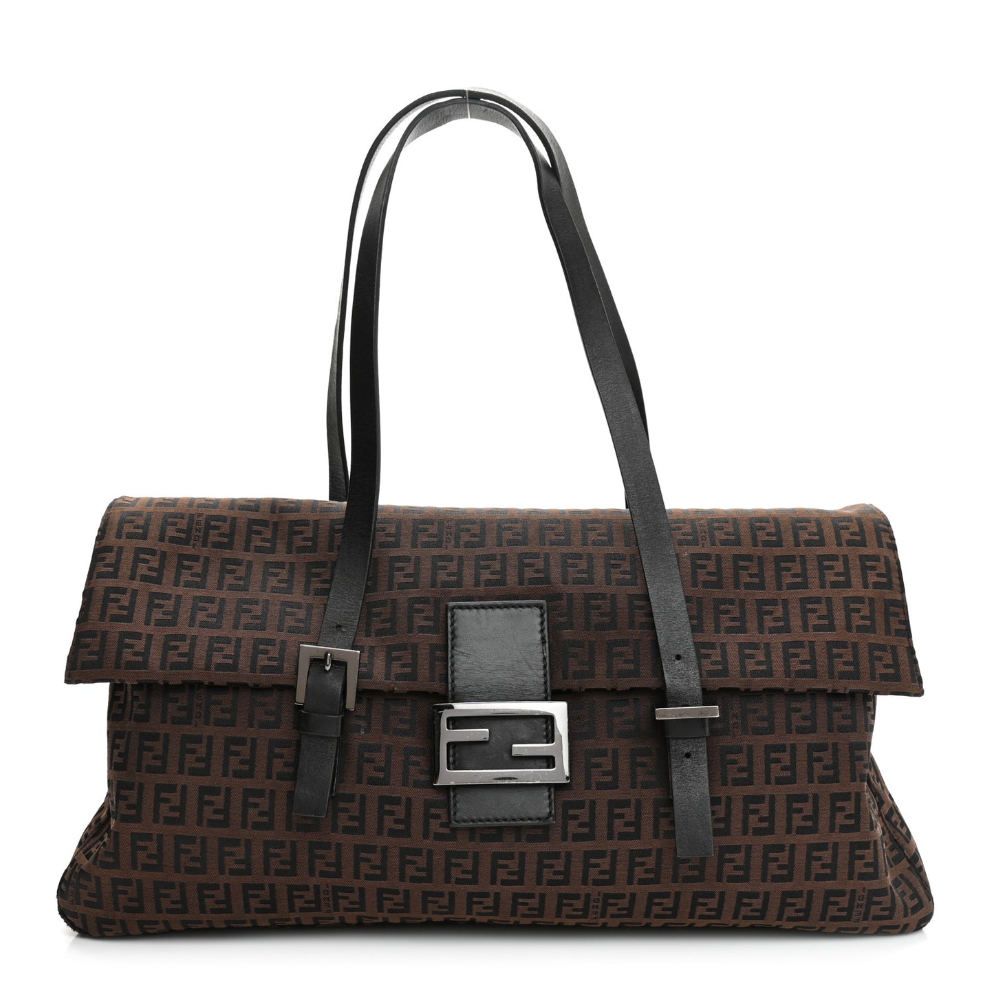 Zucchino Flap Shoulder Bag Brown