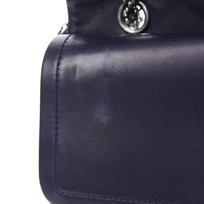 Chanel Distressed Patent Quilted 2.55 Reissue 227 Flap Purple 8 of 14