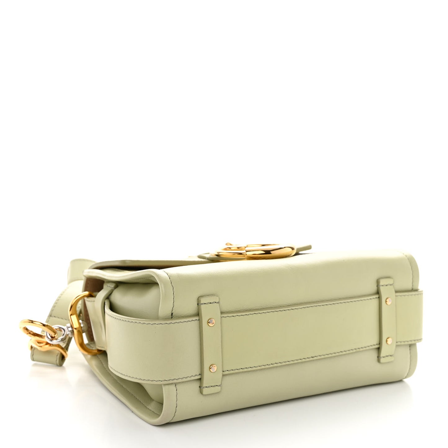 Calfskin Mini Tess Day Bag Light Eucalyptus