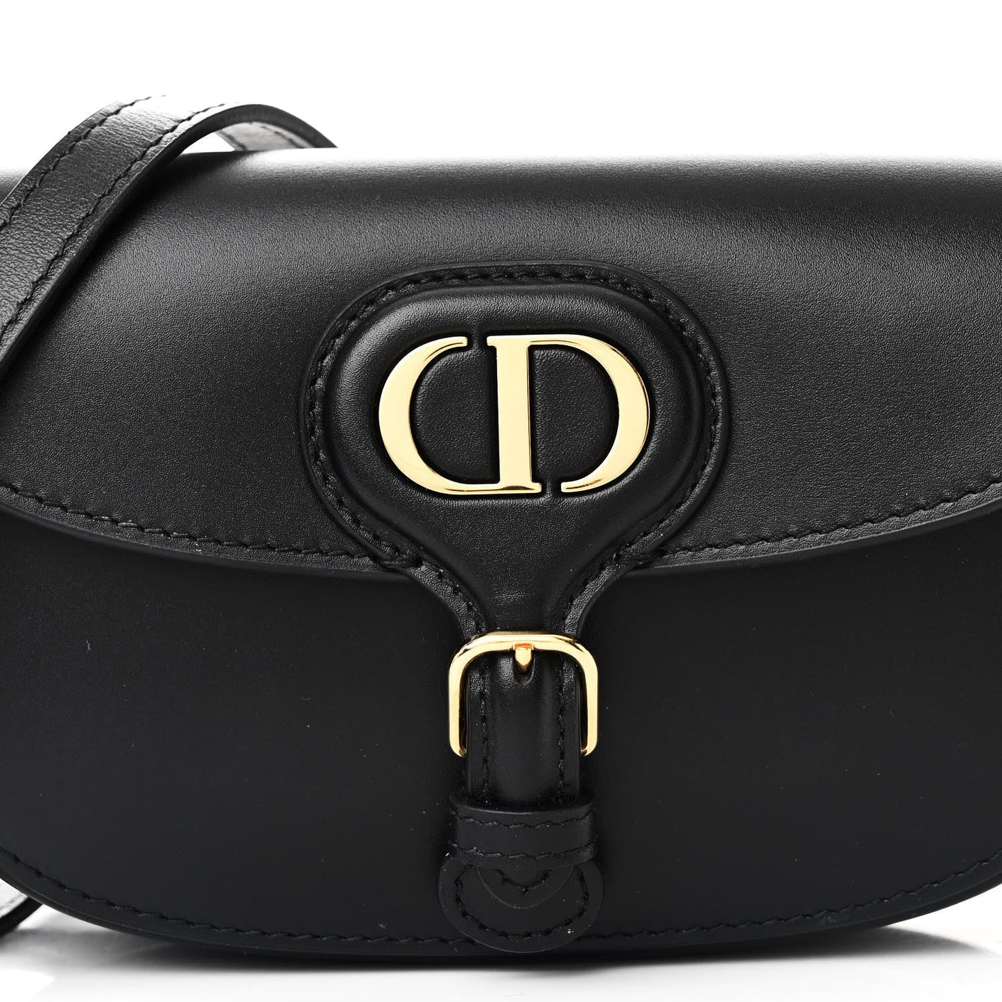 Box Calfskin Mini Bobby Bag Black