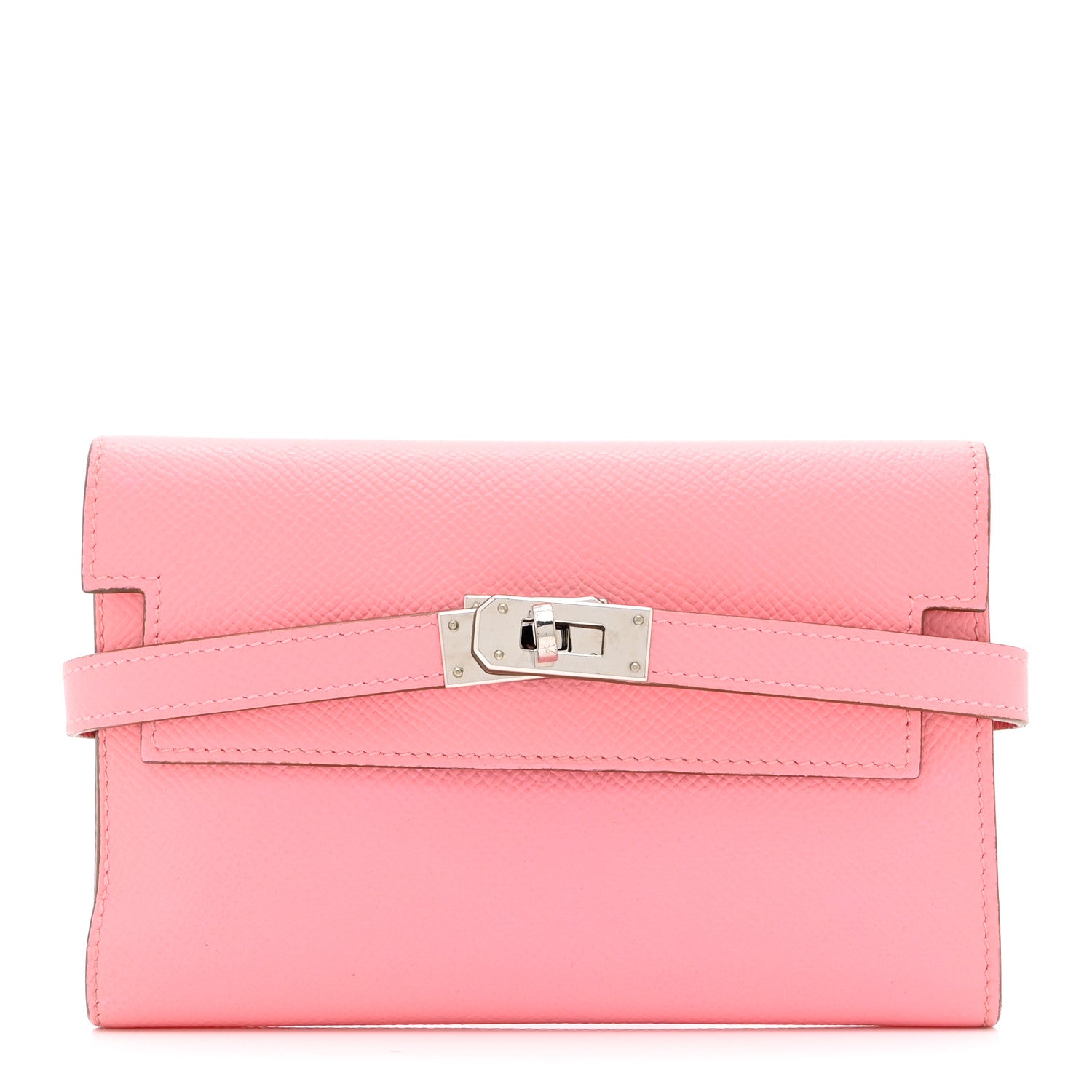 Hermes Epsom Medium Kelly Wallet Rose Confetti 1 of 9