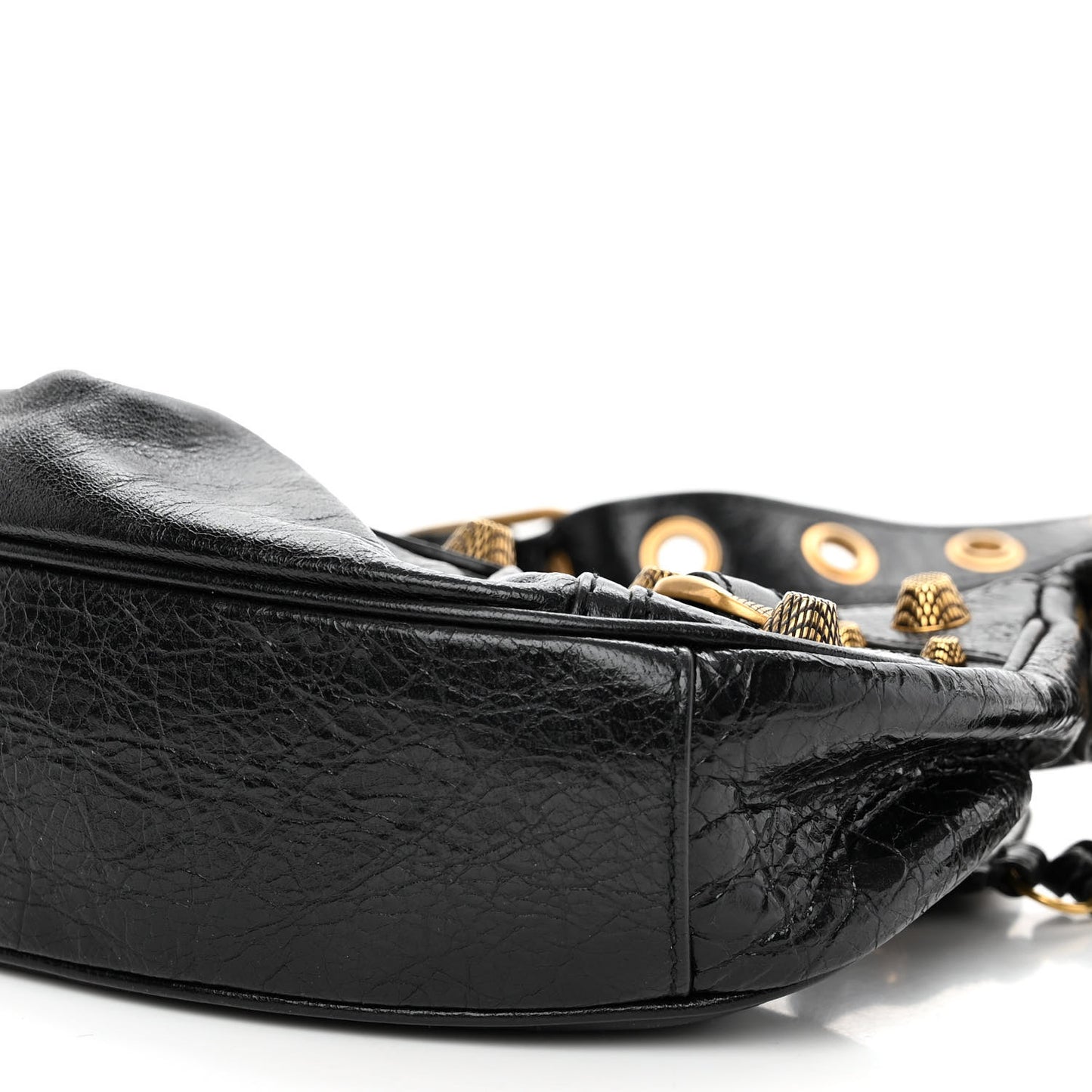 Agneau Arena Le Cagole Shoulder Bag XS Black