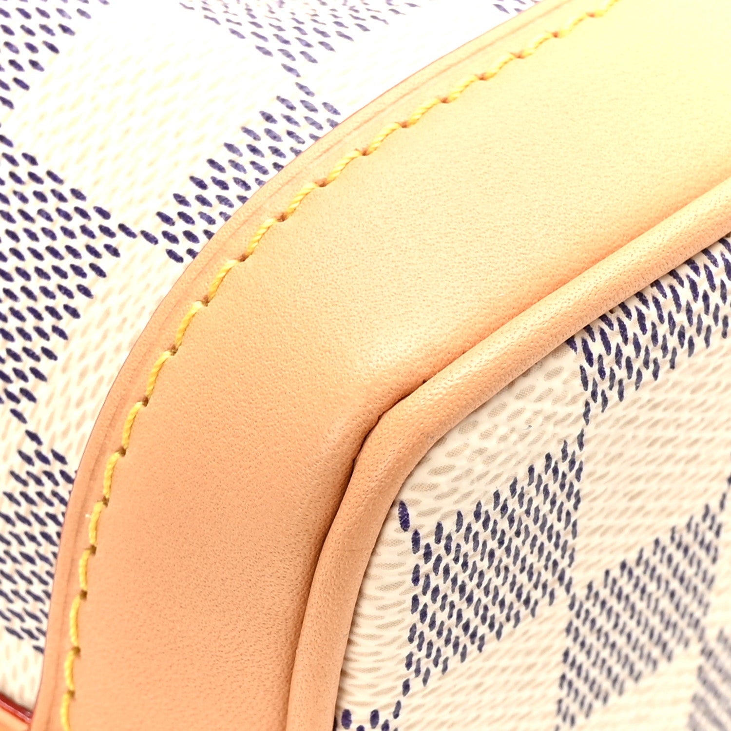 Louis Vuitton LOUIS VUITTON Damier Azur Vivienne Sac Nano Noe Dragon Fruit Pink 7 of 10