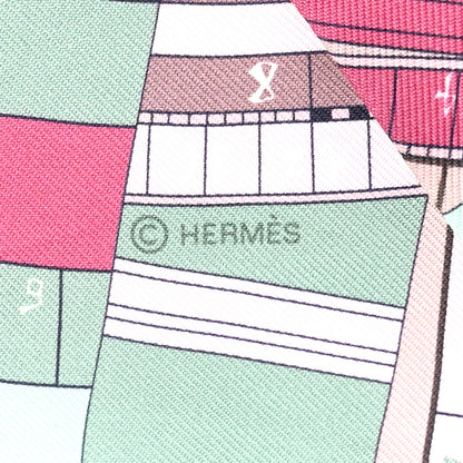 Hermes Silk Astrologie Nouvelle Twilly Rose Framboise Pistache 3 of 4