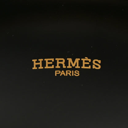 Hermes Enamel Printed Rubans de Cheval Extra Wide Bracelet 65 Orange 4 of 5