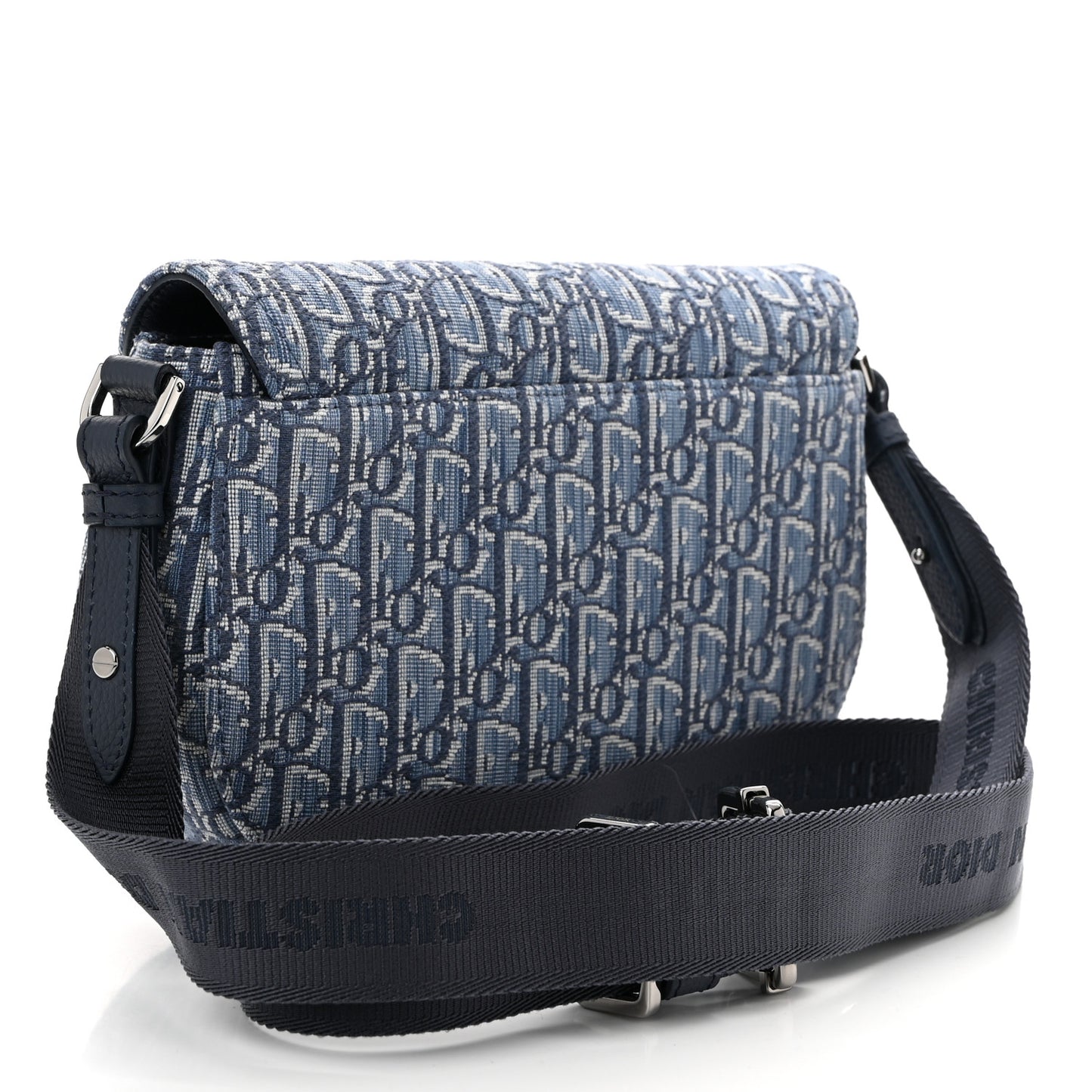 Oblique Saddle Messenger Pouch Blue