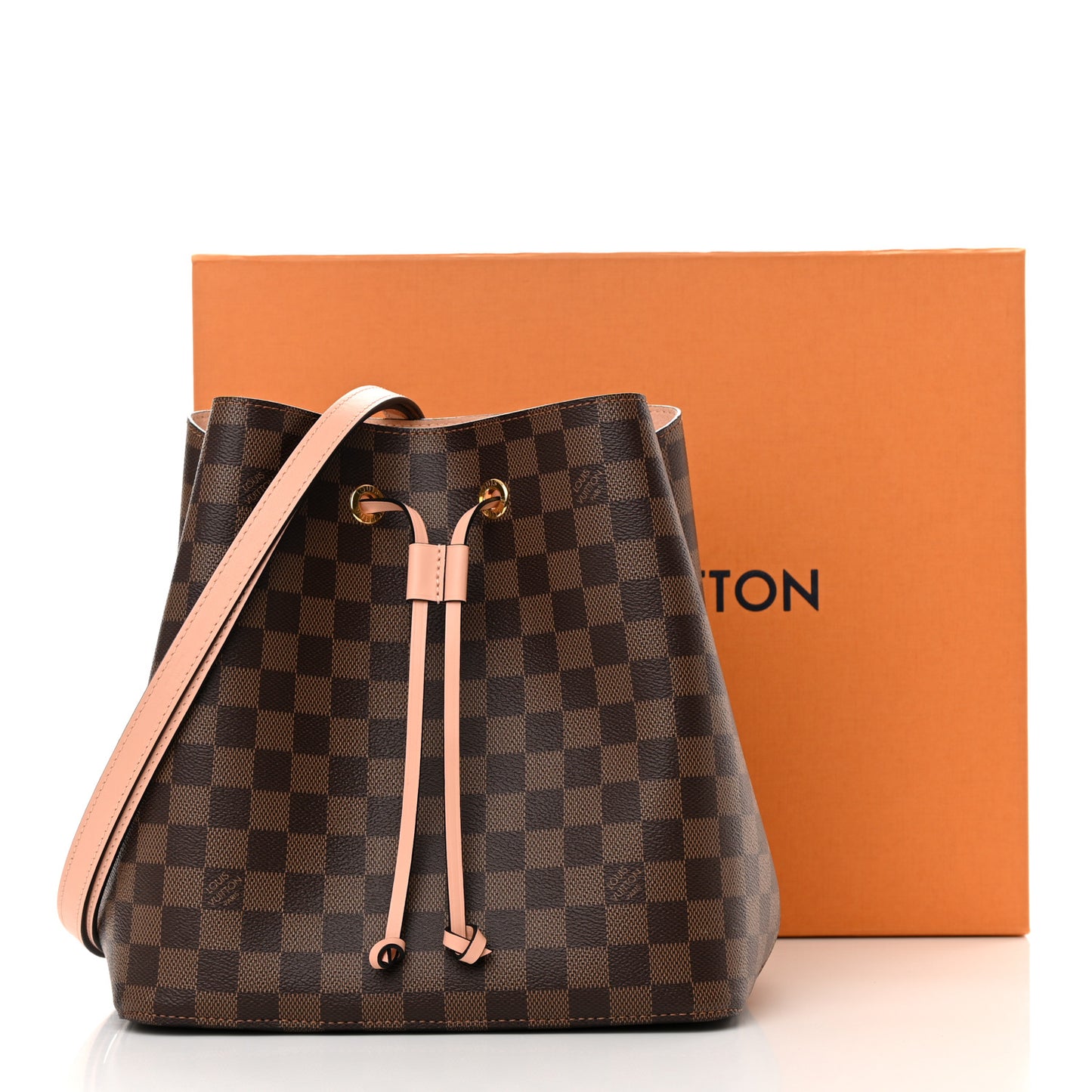 Damier Ebene Neonoe MM Venus Pink