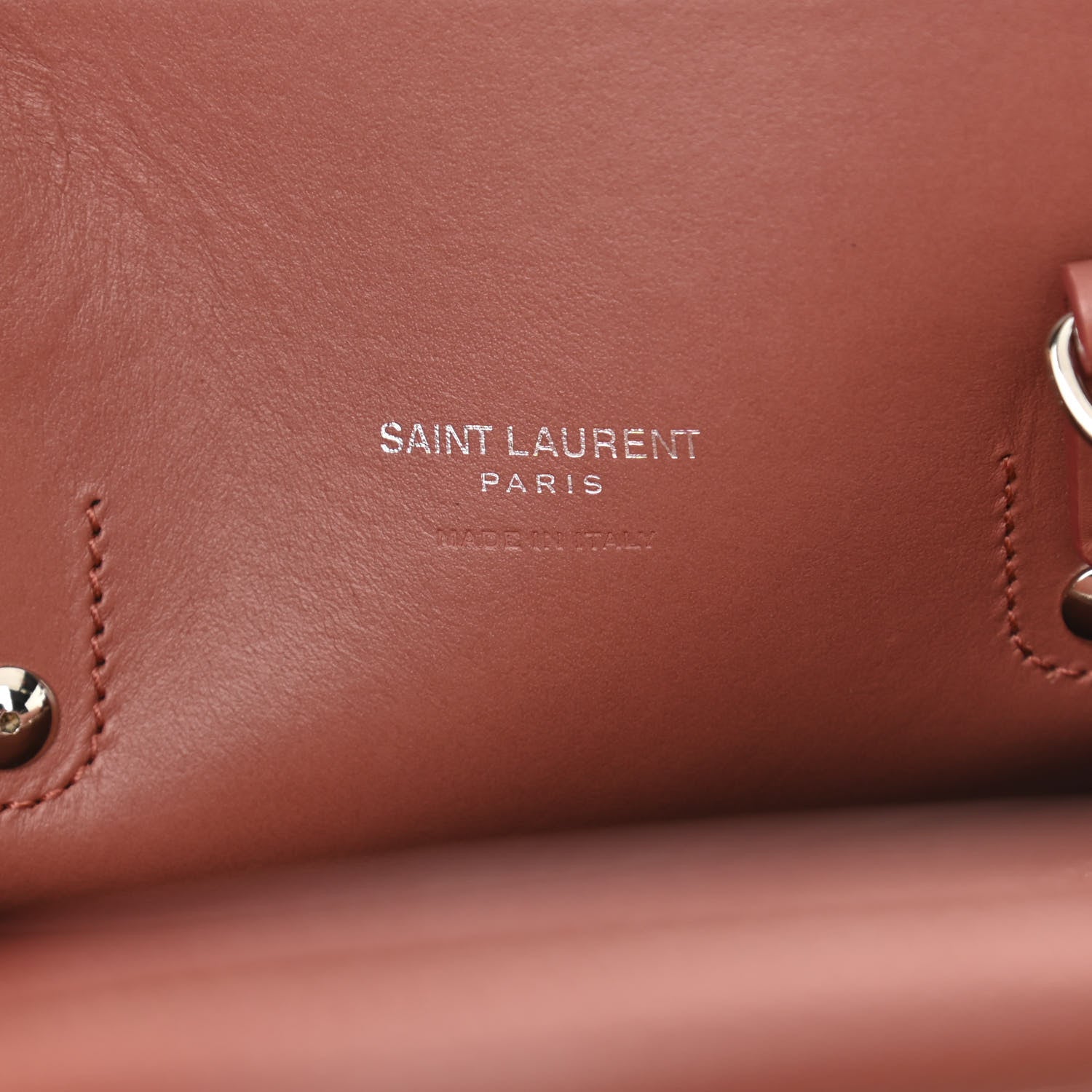 Saint Laurent Grained Calfskin Baby Sac De Jour Supple Canyon 6 of 11