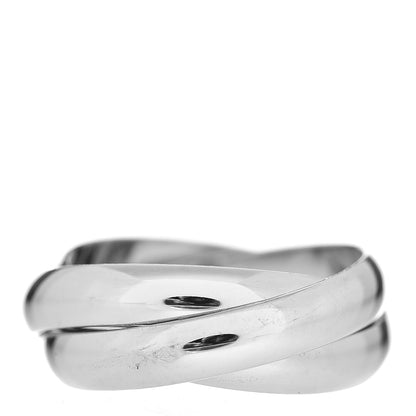 Cartier 18K White Gold Classic Trinity Ring 51 5.75 3 of 6