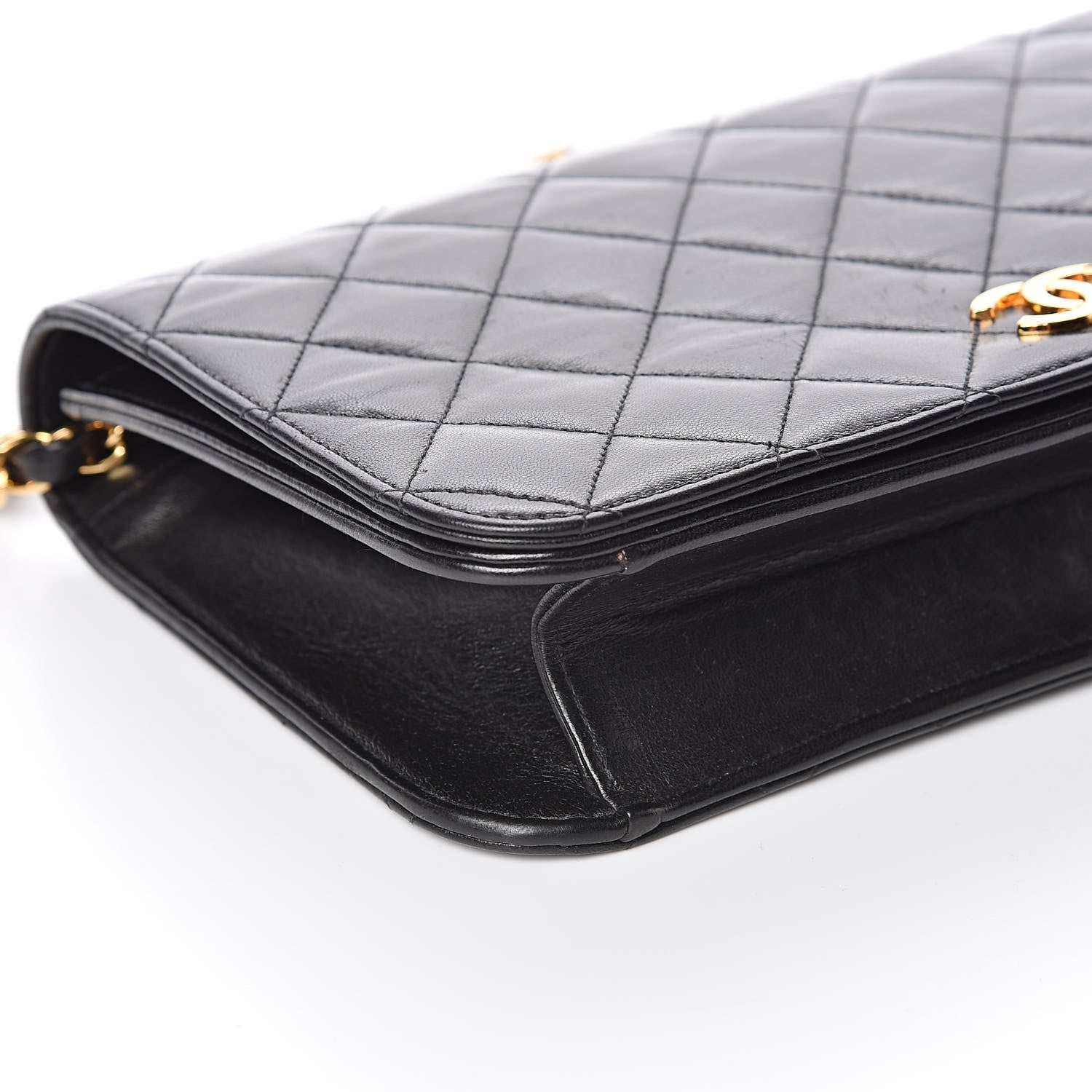 Chanel Lambskin Quilted Small Single Flap Bag Black 11 of 14