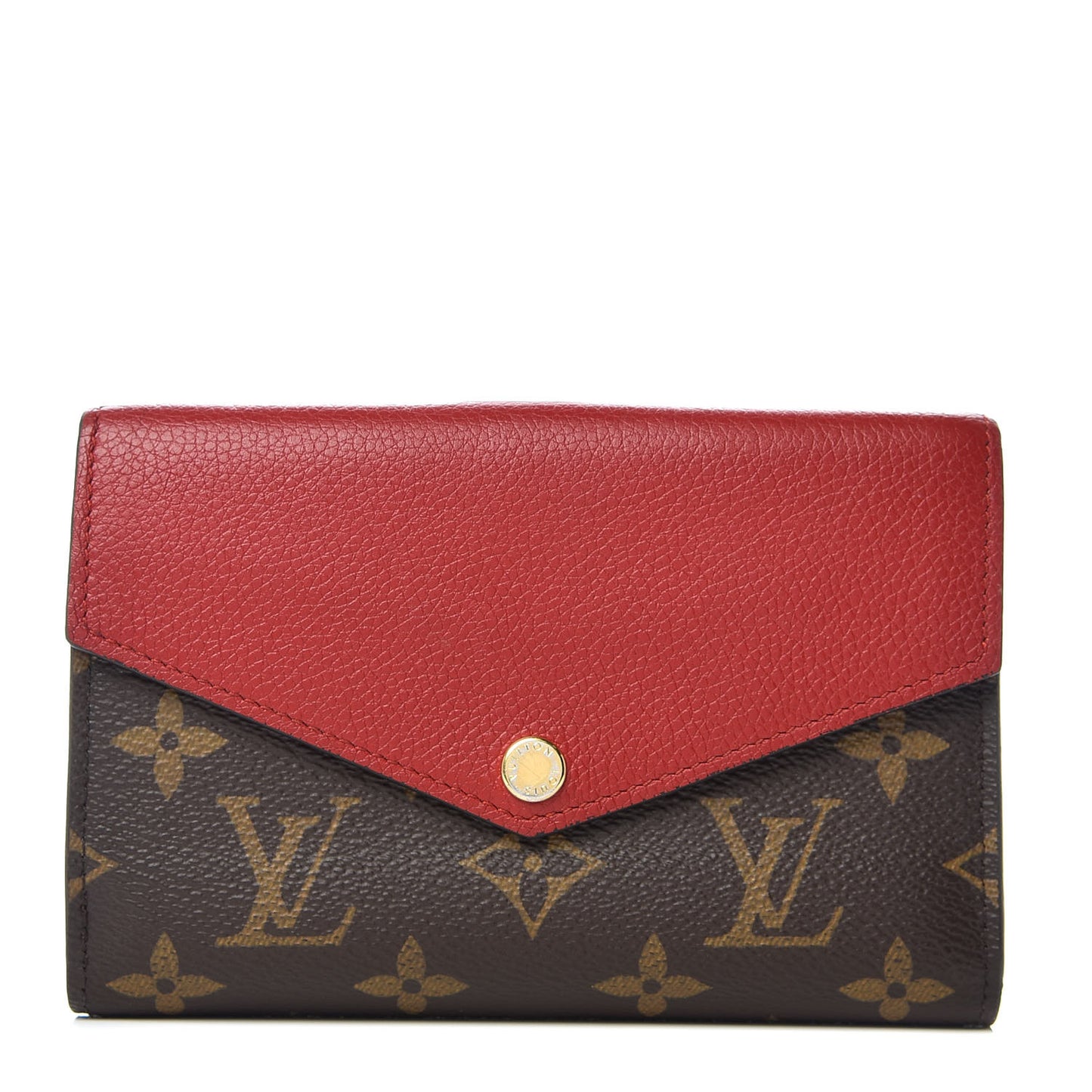 Monogram Pallas Compact Wallet Cherry
