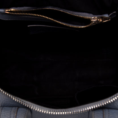 Alexander Wang Pebbled Lambskin Rockie Blue Pale Gold Hardware 5 of 24