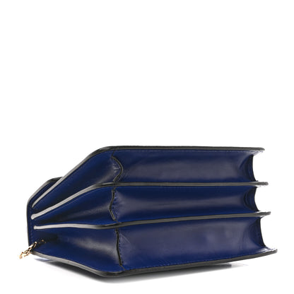 Bulgari Calfskin Serpenti Forever Top Handle Blue 5 of 15