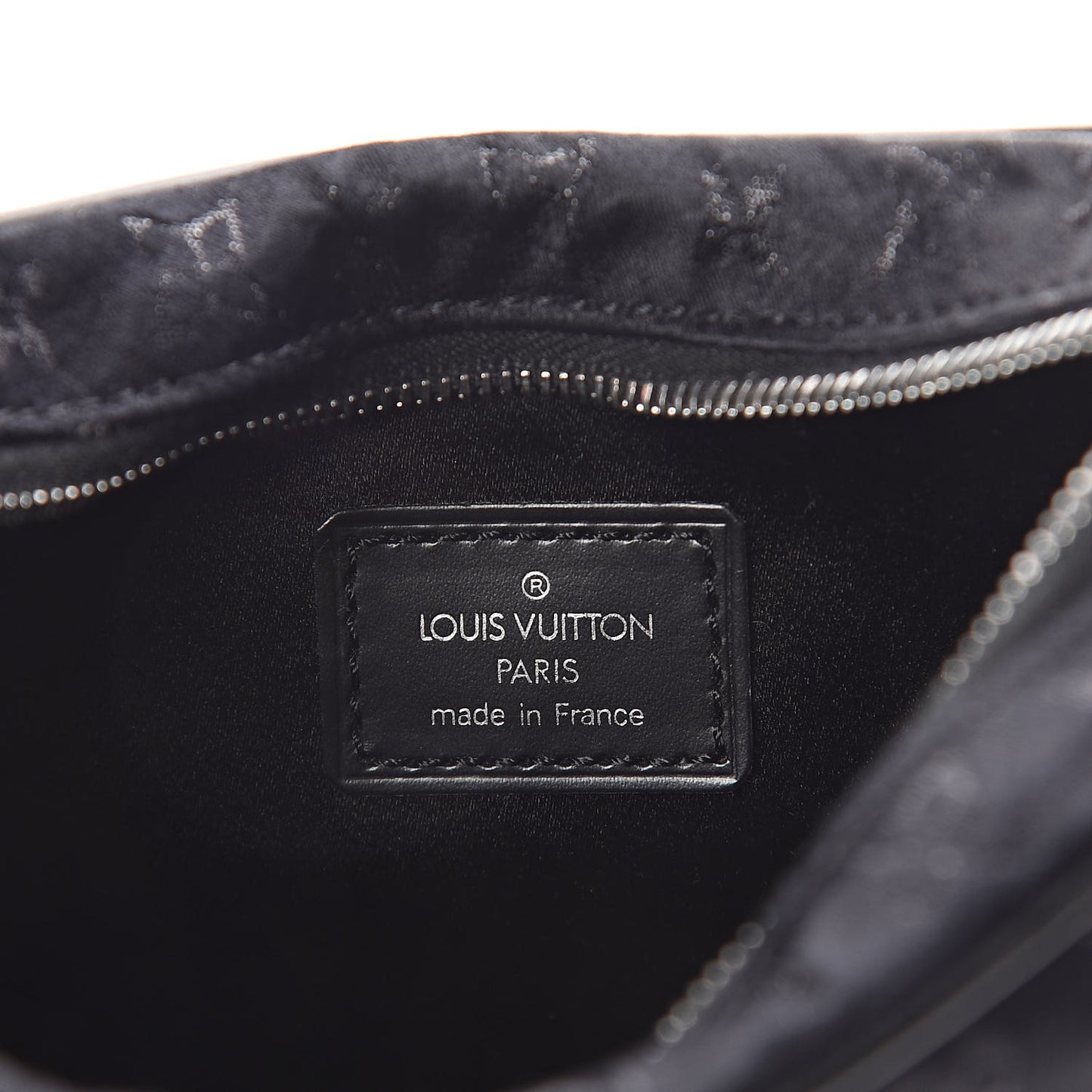 Satin Monogram Little Boulogne Black