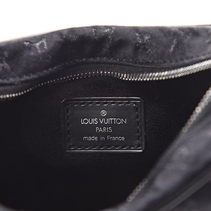 Louis Vuitton Satin Monogram Little Boulogne Black 6 of 10