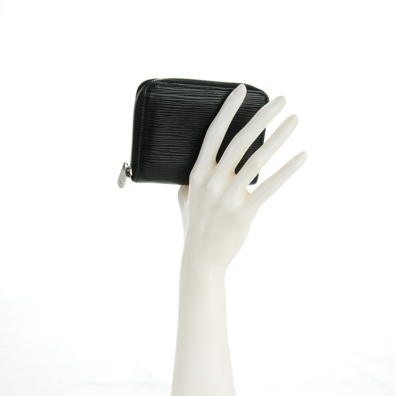 Louis Vuitton Epi Zippy Coin Purse Black 2 of 7