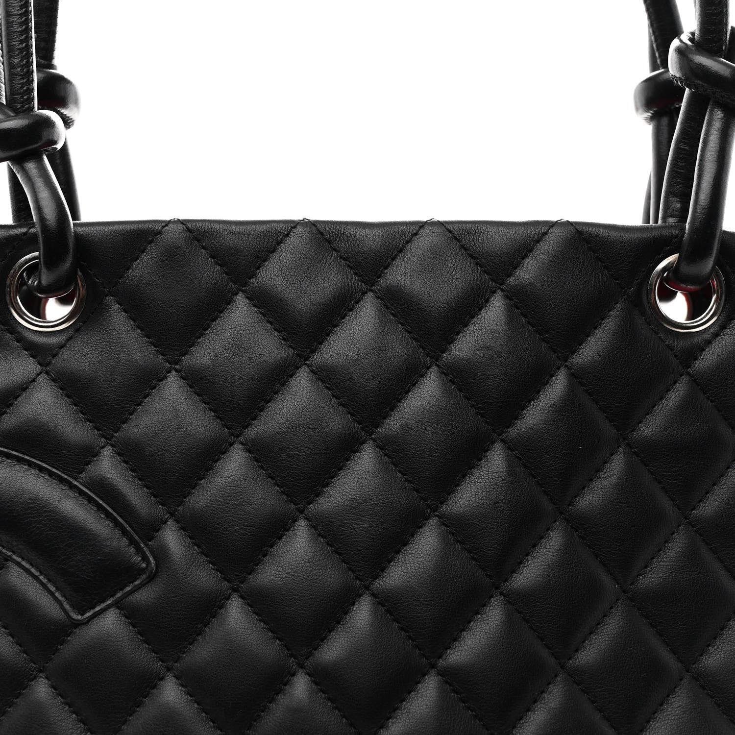 Chanel Calfskin Quilted Large Cambon Tote Black 8 of 11