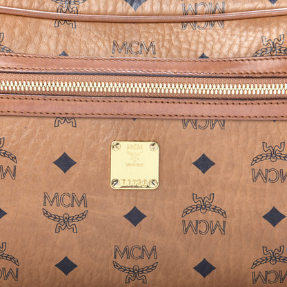 MCM Visetos Medium Heritage Line Camera Crossbody Bag Cognac 13 of 13