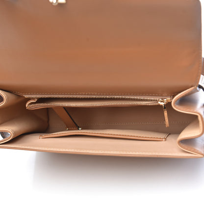 Delvaux Calfskin MM Tempete Satchel Camel 5 of 11