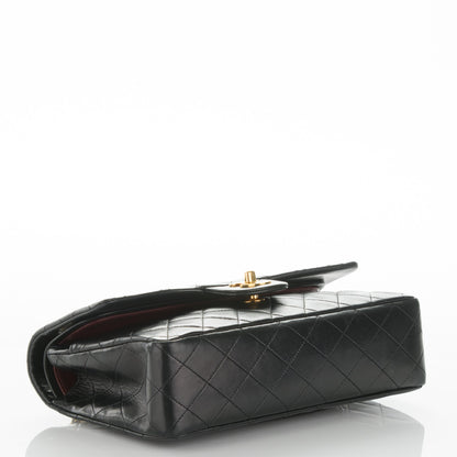 Chanel Lambskin Quilted Medium Double Flap Black 4 of 7