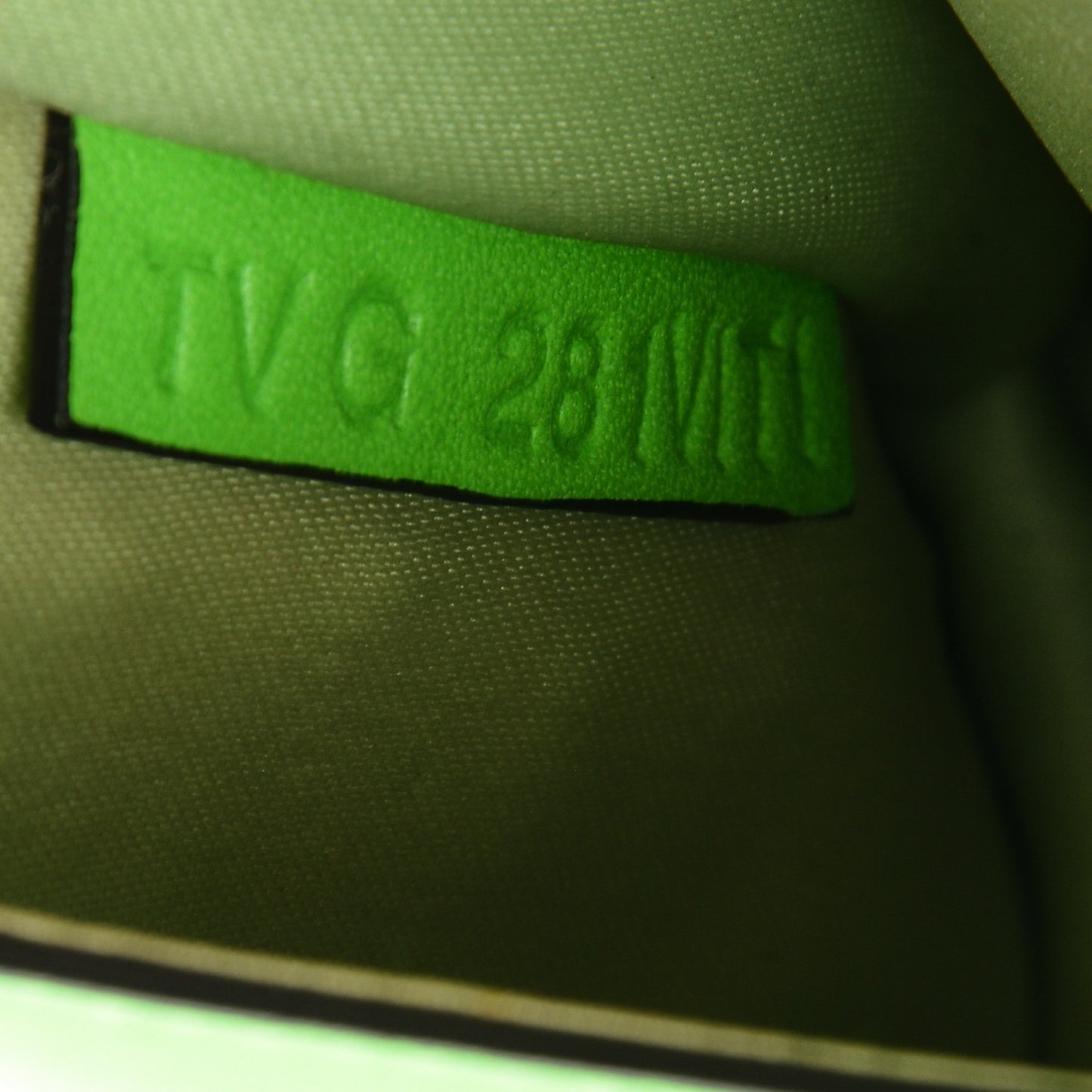 Vitello Rockstud Top Handle Crossbody Bag Green Fluo