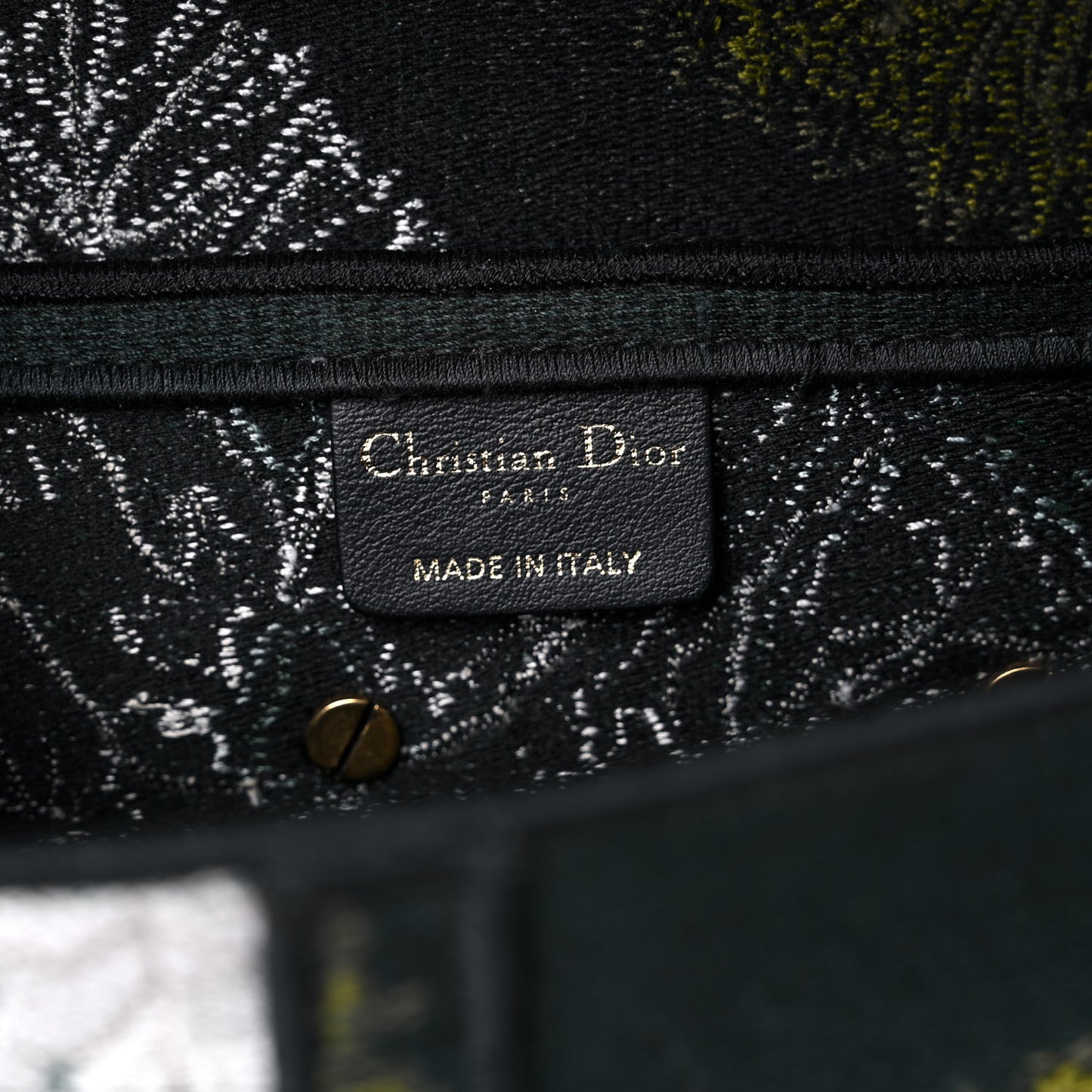 Canvas Embroidered Tie Dye Saddle Bag Green Multicolor