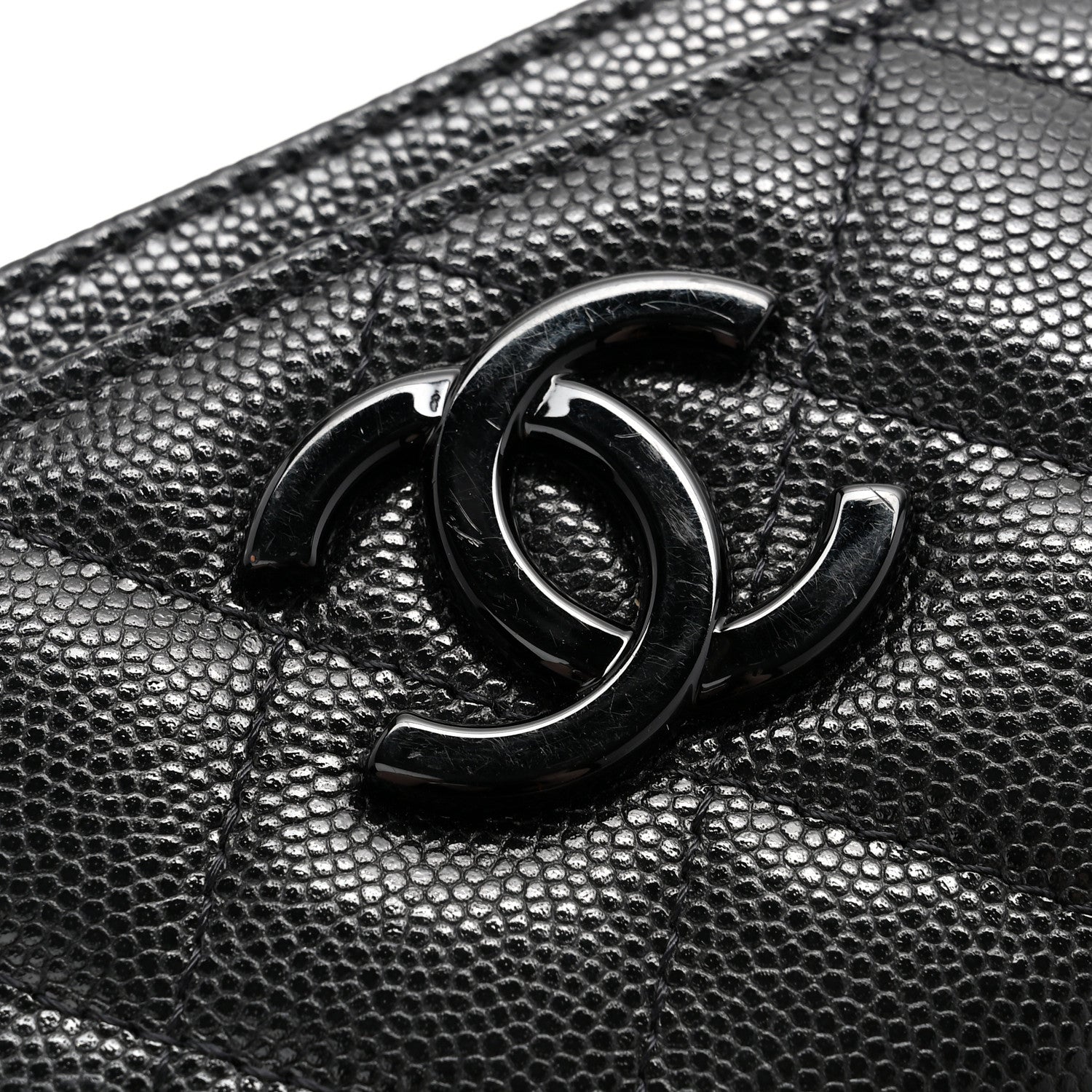 Chanel Caviar Quilted My Everything Card Holder Black 9 of 10
