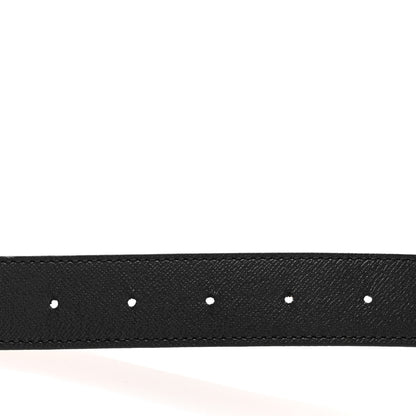 Louis Vuitton Calfskin Monogram 30mm LV Initiales Reversible Belt 85 34 Black 3 of 9