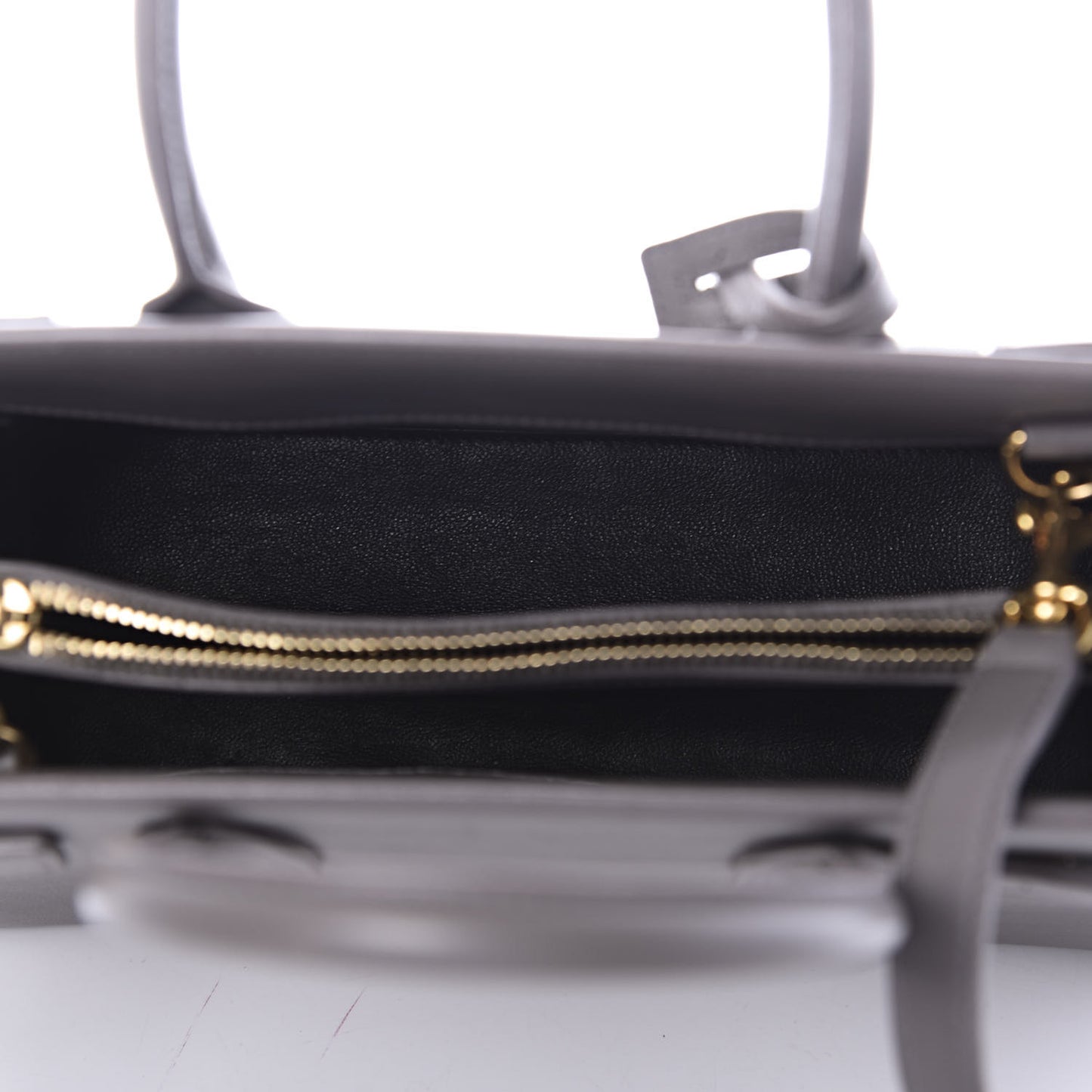 Calfskin Baby Sac de Jour Fog