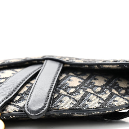 Christian Dior Oblique Saddle Belt Pouch Blue 9 of 9