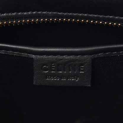 Celine Bullhide Calfskin Suede Nano Tri-Color Luggage Amber 6 of 17